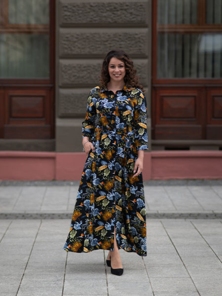 Ženska haljina S2613-H